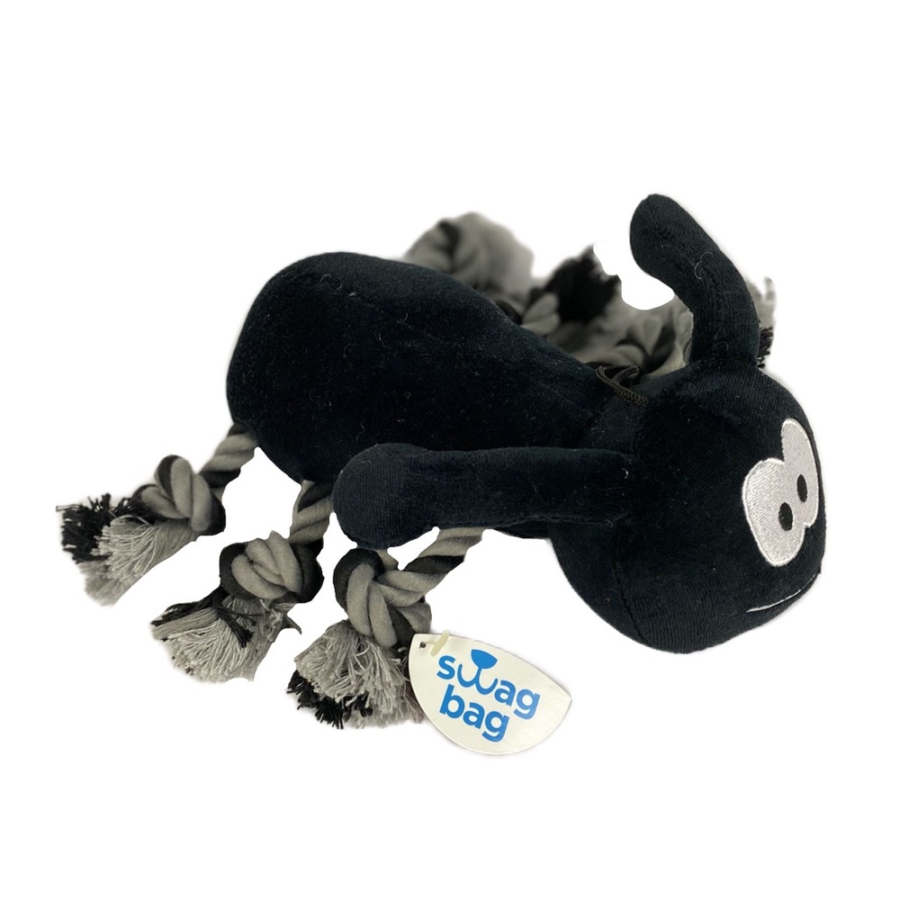 Plush Black Ant With Rope Legs